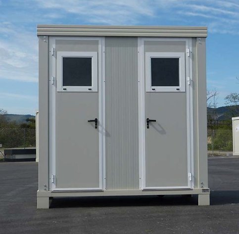 Conteneur Sanitaire SS1 neuf avec 2 WC et 2 Lave-mains – Image 2