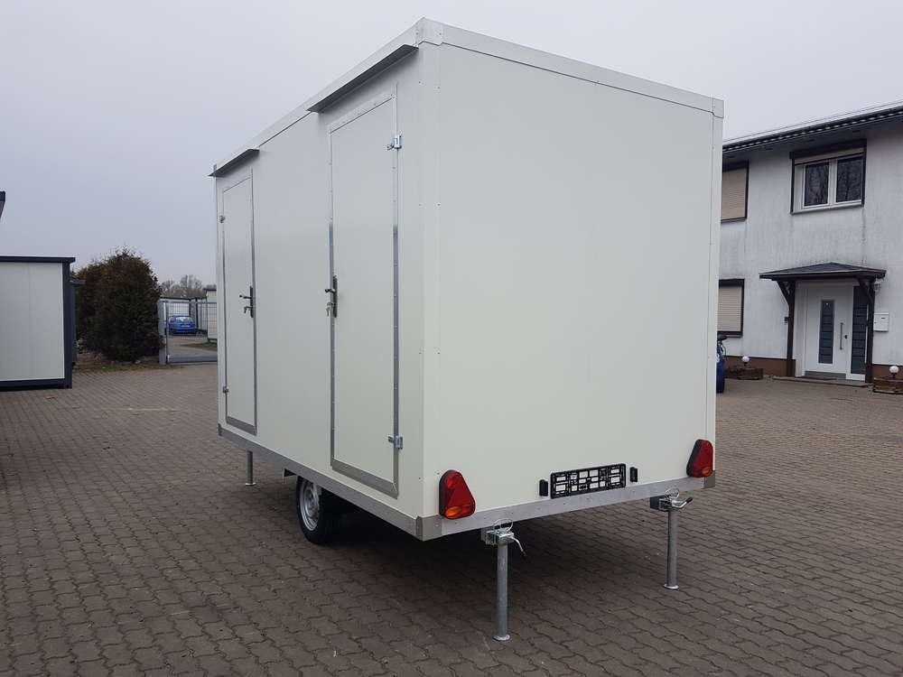 Remorque Sanitaire avec toilette double 3,50x2M 750KG – Image 7